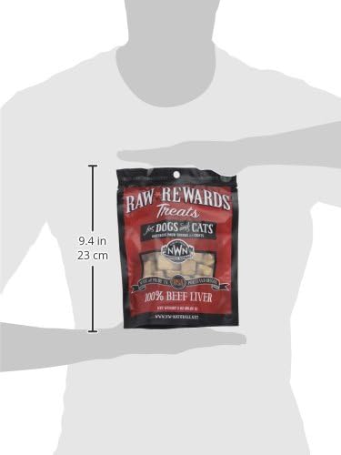 (3 Pack) Northwest Naturals Raw Rewards Freeze Dried Liver Treats, Beef, 3 Ounces Each