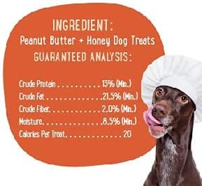 Lick You Silly: All-Natural Freeze-Dried Beef Liver and Peanut Butter Nutterdoodles Dog Treats - Made in the USA with Essential Ingredients for Dogs and Ages - 8 Ounce Pouch