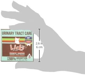 Licks Urinary Tract Care - Fast-Acting Urinary & Bladder Health Support for Cats - Cranberry, D-Mannose, Omega 3 & L-Lysine - Pill-Free Gel Packets - Savory Flavor - 30 Packets