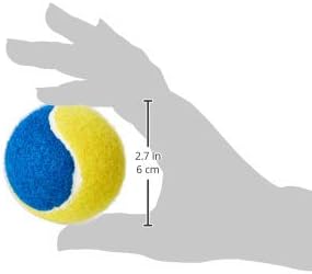 Petface Squeaky Tennis Balls for Dogs, All Breed Sizes (Pack of 3)