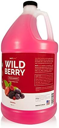 Bark2Basics Wild Berry Dog Shampoo and Honey & Almond Dog Shampoo Bundle | Unique Herbal Blends, Naturally Derived Ingredients, Sensitive, Gentle, Soothes Dry and Irritated Pet Skin