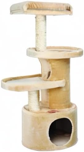 TRIXIE Pet Products Oviedo Cat Tree (Beige), Large (11 x 19 x 41 in.) (4384)