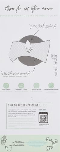 The Honest Company Hypoallergenic Multi-Use Baby Wipes for Sensitive Skin, Rose Blossom, 288 Count (Pack of 3)