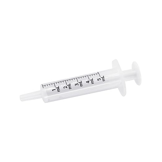 Ezy Dose Oral Syringe & Dispenser | For Liquid Medicine | 5 mL/1 TSP | (pack of 50)