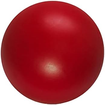 Doggie Dooley Virtually Indestructible Dog Ball - 8 Inch Hard Plastic Interactive Dog Toy for Large Breeds Over 35+ lbs - Built for Herding & Push Play - Floats in Water, Made in USA - Orange