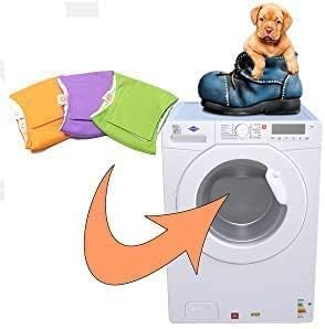 Male Dog Wraps Washable & Reusable by PETTING IS CARING - Belly Band Diapers Machine Washable 3 Pack Set