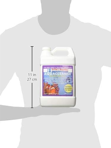 DrTim’s Aquatics AquaCleanse for Reef Aquariums – 128 oz – Tap Water Detoxifier, Dechlorinator & Ammonia Reducer for New and Cycled Fish Tanks