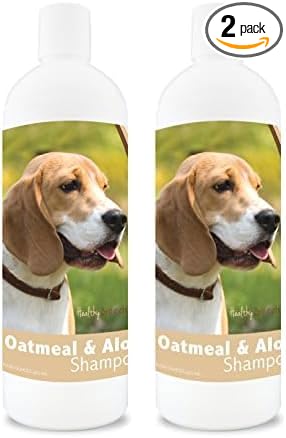 Healthy Breeds Beagle Oatmeal Shampoo with Aloe 16 oz (Pack of 2)
