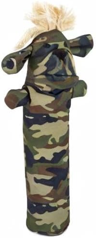 Durable Tough Cotton Canvas Squeaky Dog Toys, Eco-Friendly Interactive3-Pack Chew Toy Set for Small, Medium& Large Dogs, Sarge, T-Bone & Pinky
