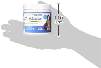 NWC Naturals Total-Biotics, Cat & Dog Probiotics for Digestive Health with Prebiotic, Unflavored Probiotic for Dogs & Cats, Supplement for Gut, Skin, Coat, Stomach Relief, 100 Servings, 2.22 Ounces