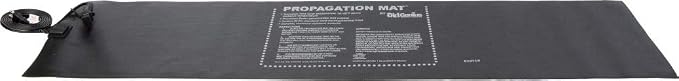Dirt Genius 19011 Seed Starting Propagation Heat Mat,Daisy Chainable, 60Watt, 12" x 48", Black