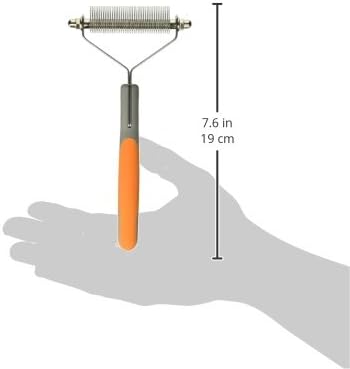 GoGo Pet Products 44-Blade Super Deshedder Coat Rake Pet Grooming Tool, Large