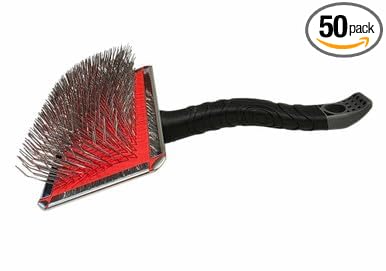 Dog Grooming Detangling Large metal Slicker Brush, Best for Doodles, Goldendoodles, Labradoodles, Poodles, Pomeranians, Golden retriever, double coated dogs, de-matting, saves time