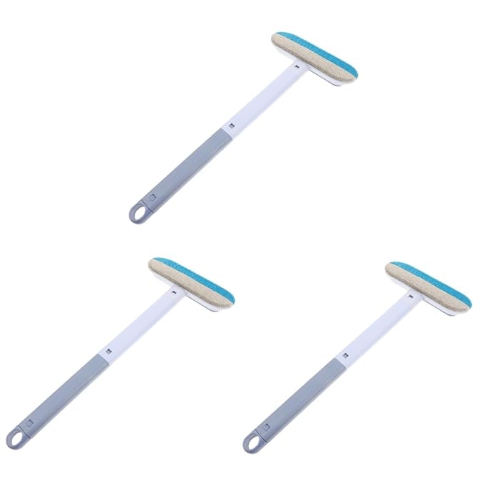 Happyyami 3pcs Pet Hair Remover Brush for Dogs Cats Reusable Lint Remover for Furniture Carpet