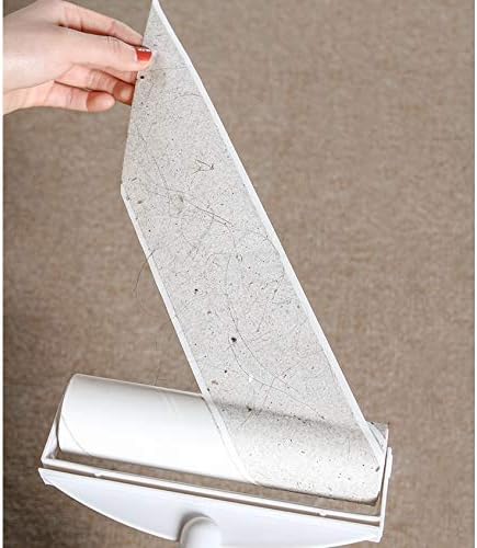 Long Handle Tear-Off Sticky Paper Roller Floor Portable Retractable Brush for Hair Cloth Furniture Dog Wool Sheet