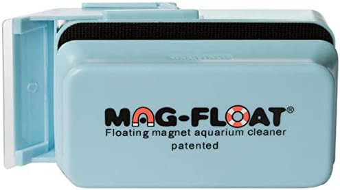 Mag-Float Large Plus + Acrylic Aquarium Algae with Scraper Cleaner | Magfloat Floating Magnetic Fish Tank Magnet Cleaning Scrubber Brush Tool for Freshwater Saltwater Marine Reef Tanks