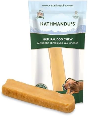 100% Natural Himalayan Yak Cheese for Dogs - XLarge (Pack of 1) - Sourced from Pristine Himalayan Foothill, Rawhide-Free, NO preservatives