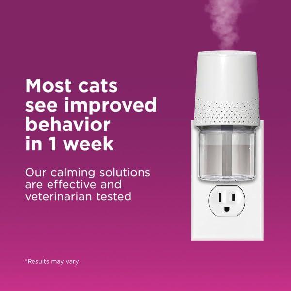 Comfort Zone Starter Bundle; Cat Calming Pheromone Diffuser Kit and Calming Travel Spray; Reduce Stress, Aggression, Fighting, Urine Marking and Scratching