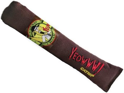 2-Pack YEOWWW! Organic Catnip 3-Toy Variety Pack with Cigar, Banana, and Rainbow