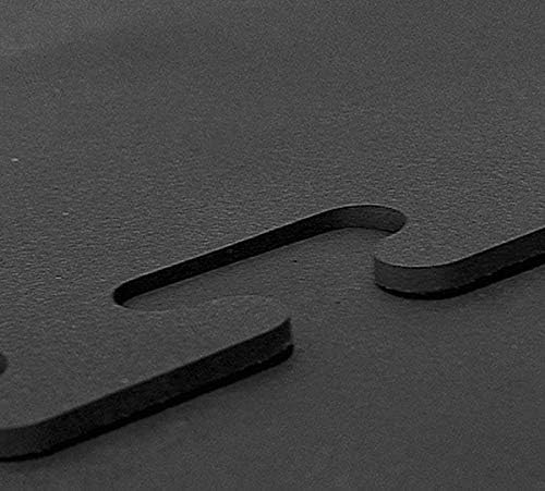 American Floor Mats - Heavy Duty Horse Mats - Slip Resistant, Black, 10' x 10' Set (25 Tiles Total, 0.375" Thick)