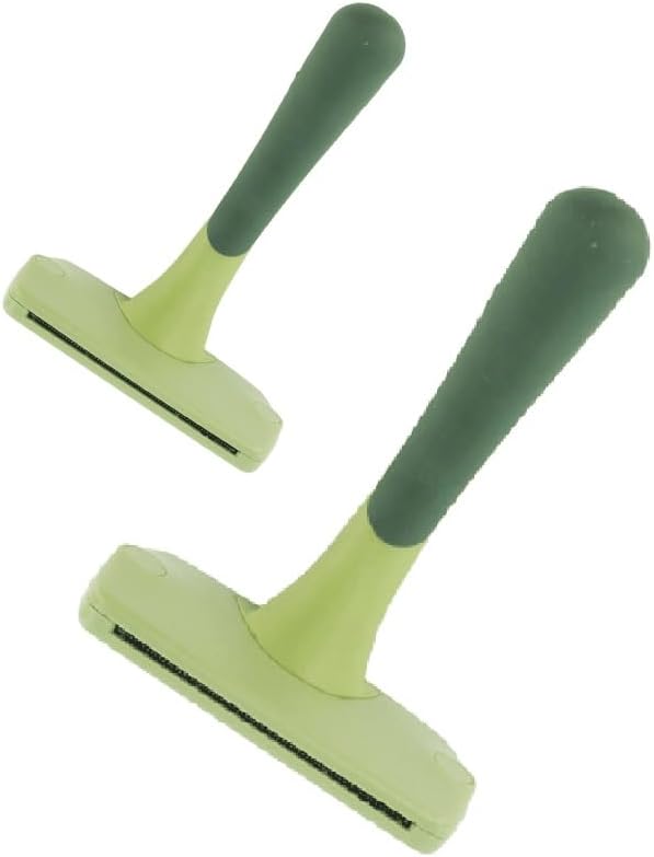 PUREPET Gentle Glide Self Cleaning Retractable Blade Dog Grooming Mat Tangle Deshedding Tool (Medium)