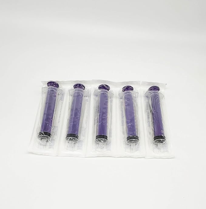 60cc Enteral Feeding Syringes by Global Medical Products - ENFit & ISO 80369-3 Certified, BPA/DEHP/Latex-Free, Transparent Barrel (60CC, QTY 3)