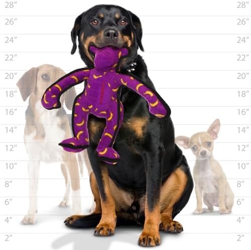 TUFFY® - Original : Monkey Dog Toy : Ultra Durable Plush Dog Toy with Multiple Layers & Reinforced Seams, Washable and Floats, Original Construction