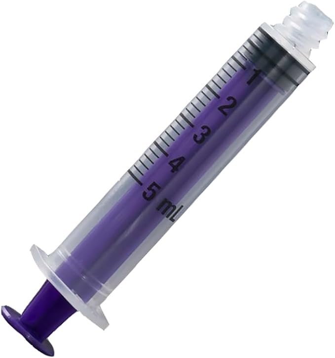 Vesco Medical ENFit Standard Tip Syringes, 5ml (1 Case ( Pack of 500))