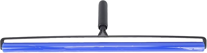 Focket Silicone Dust Roller, Reusable Pet Hair Remover with High Elasticity Fast Dust Removal Tool for Clothes Carseats Furniture, Washable Lint Roller Cleaner with Black Plastic Handle (20 Inch)