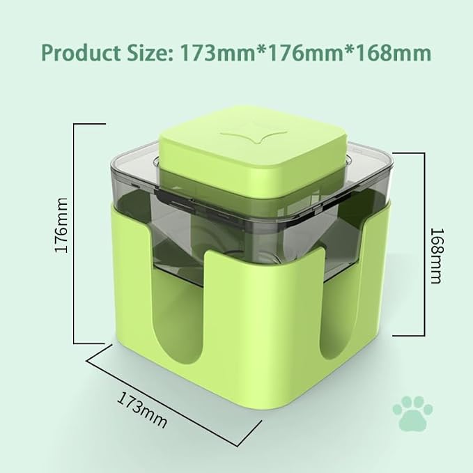 Multi-Functional Dog Puzzle Toy Large-Capacity Treat Dispenser Features Treat Release Function Ideal for IQ Training and Entertainment Suitable for All Dogs (Pink)