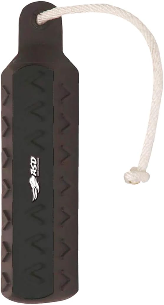 Avery ASD 3" HexaBumper Hunting Sporting Gun Dog Game Retriever Dummy | Water & Upland Mark Training Retrieval Tool | Hexagonal, Floating Design, Easy-Grip Texture, Throw Rope, Black (02732)
