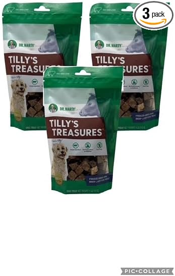 Dr. Marty Tilly's Treasures Beef Liver Dog Treat 4 oz (3 Pack)
