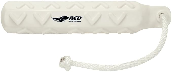 Avery ASD 2" HexaBumper Hunting Sporting Gun Dog Game Retriever Dummy | Water & Upland Mark Training Retrieval Tool | Hexagonal, Floating Design, Easy-Grip Texture, Throw Rope, Pro Pack (02720)
