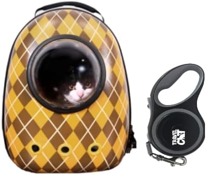Travel Cat x Argylle Replica Backpack Carrier + Travel Cat Retractable Leash