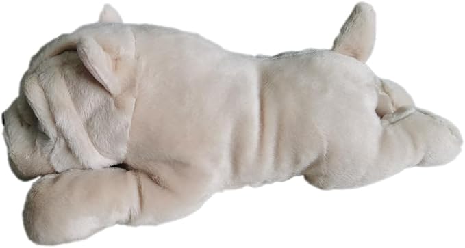 HonourHope Dog Heartbeat Toy for Anxiety Relief, Soft Plush Toy Pet Calming Puppy Behavioral Training Aid Pet Companion Pillow for Puppy Dog Cat Kitty - Shar Pei