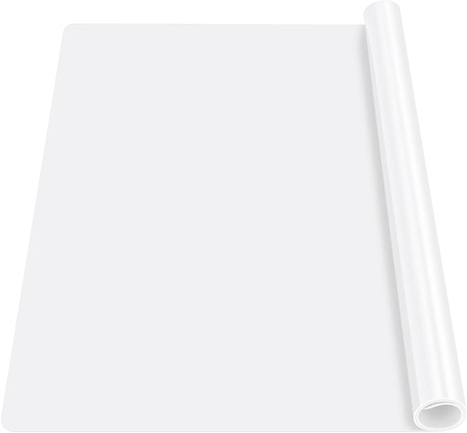 Gartful Extra Large Silicone Craft Mats, 35.4" x 23.6" Silicone Sheet, 1.8mm Thick Multipurpose Pad for Jewelry Casting Resin Mold, Nonstick Placemat, Countertop Protector, Counter Table, Translucent