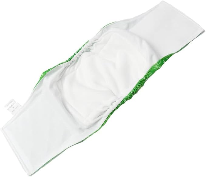 PETTING IS CARING Male Dog Wraps Washable & Reusable Belly Band Diapers Materials Durable Machine Washable Doggie Pee Puppy Pads Diaper Trainer Potty - 3 Pack Set