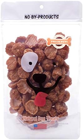 Preen Pets Chicken Jerky Bites Dog Treats - 100% USA Chicken Breast Crunchy (8OZ)
