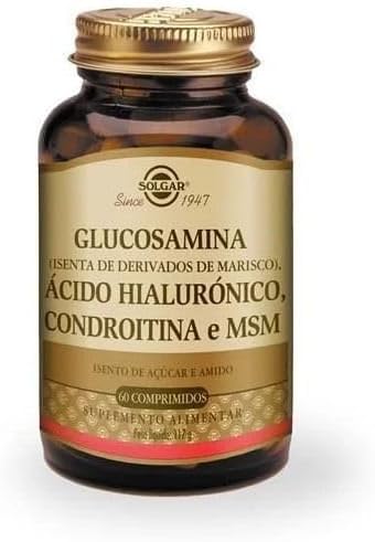 Solgar Triple Strength Glucosamine Chondroitin MSM, 60 Tablets - Promotes Healthy Joints, Supports Comfortable Movement - Shellfish Free - Gluten Free, Dairy Free - 30 Servings
