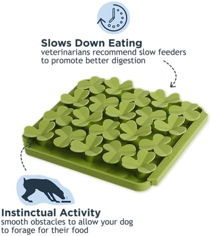 Tall Tails Foraging Mat 3-Pack for Dogs and Cats – Slow Pet Feeder Puzzle Mat for Easy & Engaging Feeding