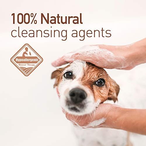HYPONIC Hypoallergenic Premium Dog Shampoo - Deodorizing, Sensitive Skin, Detangling (White Coats & Brightening (50.7 oz))