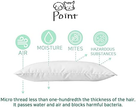 monNpop Pet Handmade Organic Pillow, an Ideal Naptime Sleeping Companion for Small Dogs and Cats (Yellow) Size: 11.81 X 7.87 X 1.96 inches