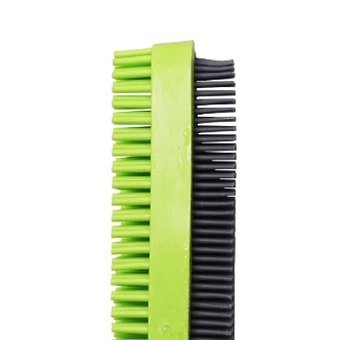 Premium Rubber Pet Hair Brush - Removes Hair from Couches & Pets' Coats