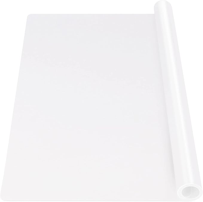 Gartful Oversize Translucent Silicone Mat, Countertop Protector, 27.6 x 19.7 inches Silicone Sheet for Crafts Resin Jewelry Casting Mat Pad Nonstick Table Placemat