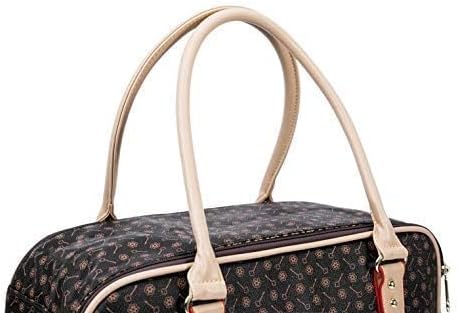 Pet Carrier Tote Around Town Pet Carrier Portable Dog Handbag Dog Purse for Outdoor Travel Walking Hiking, Brown, 14.17''*11''*6.3''