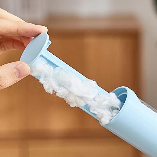 Rotate Clothing Depilator Reusable Lint Rollers Quick Removal Fuzz Dust Electrostatic Remover Brush Pet Hair(Gray)