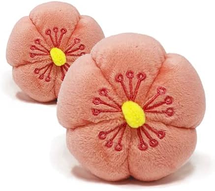 munchiecat Sakura Catnip Duo (2-pc) - Cherry Blossom Inspired Feline Enrichment Toys for Cats, Kittens, Durable Design for Play, Premium Materials, Organic Catnip, Japanese Design