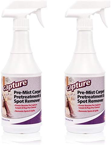 Capture Carpet & Rug Dry Cleaner (2.5lb) & Pre-Mist Soil Release for Carpet Dry Cleaner, Carpet Cleaning Pre Spray (2 Pack) - Bundle