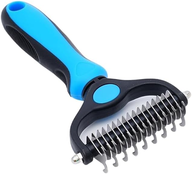 SWZEC acssart pet Grooming Brush Original - Pet Pro Grooming Tool (Blue,X1PCS)