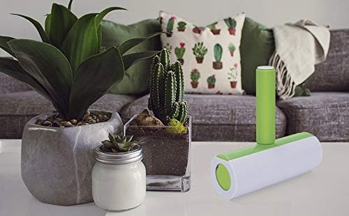 Green Reusable Washable Roller Dust Cleaner Lint Sticking for Clothes Pet Hair Cleaning Household Wiper Tools